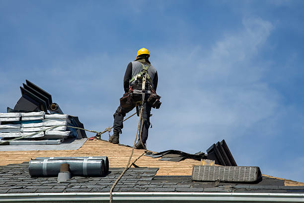Professional Roofing technician working in White City, UT